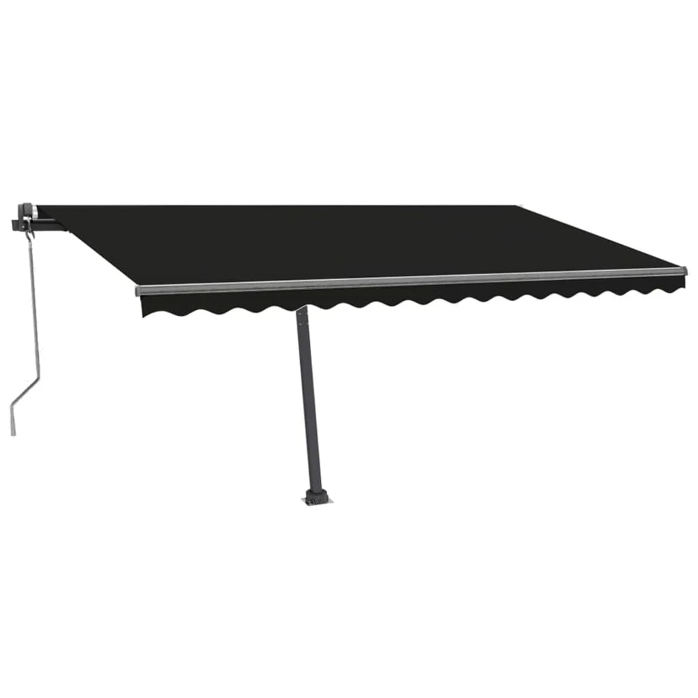 VIDAXL Auvent Automatique Sur Pied 400x300 Cm Anthracite 6 VIDAXL Auvent Automatique Sur Pied 400x300 Cm Anthracite – Image 4