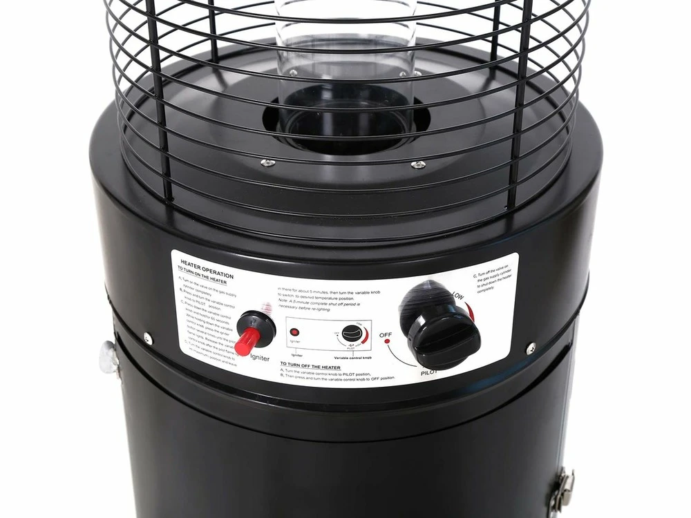 Parasol Chauffant Gaz "flamma" 11 Kw - Noir 8 Parasol Chauffant Gaz "flamma" 11 Kw - Noir – Image 6