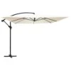Parasol Déporté Carré 3x3m Aluminium écru 1 Parasol Déporté Carré 3x3m Aluminium écru -Promos Le Jardin Vivant Magasin 0811e0842e699213