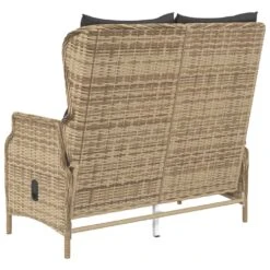 VIDAXL Banc De Jardin à 2 Places Avec Coussins Marron Résine Tressée 14 VIDAXL Banc De Jardin à 2 Places Avec Coussins Marron Résine Tressée -Promos Le Jardin Vivant Magasin 0a797c26ae2086c9