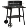 VIDAXL Barbecue Au Charbon De Bois Avec Roues Noir Acier 2 VIDAXL Barbecue Au Charbon De Bois Avec Roues Noir Acier -Promos Le Jardin Vivant Magasin 0e03d914bcfb2a2b