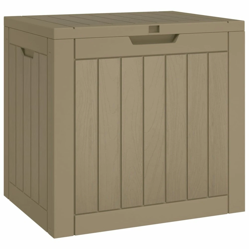 VIDAXL Boîte De Stockage De Jardin Marron Clair 55,5x43x53 Cm Pp 3 VIDAXL Boîte De Stockage De Jardin Marron Clair 55,5x43x53 Cm Pp