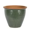 Pot émaillé Jade Vert SP-Pot 27-01N - D.24,5xH.20cm 1 Pot émaillé Jade Vert SP-Pot 27-01N - D.24,5xH.20cm -Promos Le Jardin Vivant Magasin 1021671 001