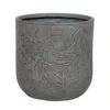 Pot Printemps D25xH25cm, Gris, En Fibre -Promos Le Jardin Vivant Magasin 1043232 2034046