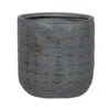 Pot Hiver D40xH40cm, Gris, En Fibre -Promos Le Jardin Vivant Magasin 1043256 1997474