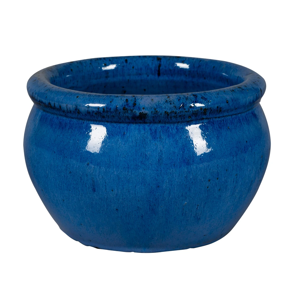 Pot Stockholm D34xH21cm, Bleu 3 Pot Stockholm D34xH21cm, Bleu