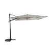 Parasol Déporté HALO Toile Taupe Chiné 300x300cm -Promos Le Jardin Vivant Magasin 1044387 2058109