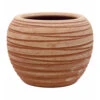 Pot Sfera Rigata En Terre Cuite - D.24xH.30cm -Promos Le Jardin Vivant Magasin 1053397 1743256