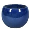 Boule émaillée Shanghai 1-01B Bleu - D.24xH.16cm -Promos Le Jardin Vivant Magasin 1053433 001