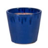 Pot émaillé Shanghai 4-01B Bleu - D.34xH.30cm -Promos Le Jardin Vivant Magasin 1053456 1743436