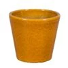 Pot émaillé Shanghai 4-01T Ocre - D.42xH.37cm -Promos Le Jardin Vivant Magasin 1053472 1743478
