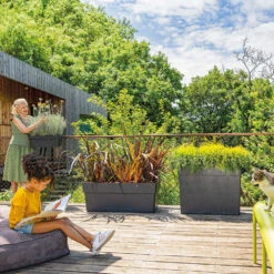 Muret Like R Anthracite 99 X 38 Cm -Promos Le Jardin Vivant Magasin 1053539 2000975