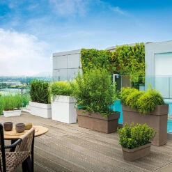 Muret Like R Bianco 99 X 38 X 39 Cm -Promos Le Jardin Vivant Magasin 1053541 2000999