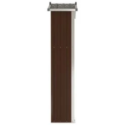 VIDAXL Abri De Jardin Marron 107,5x46x183 Cm Acier Galvanisé 13 VIDAXL Abri De Jardin Marron 107,5x46x183 Cm Acier Galvanisé -Promos Le Jardin Vivant Magasin 10c5074e3e1348bf