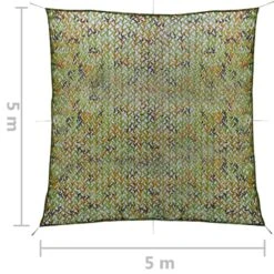 VIDAXL Filet De Camouflage Avec Sac De Rangement 5x5 M Vert -Promos Le Jardin Vivant Magasin 11900327ca54f88c