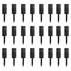 Lot De 24 Bornes Solaire à Planter