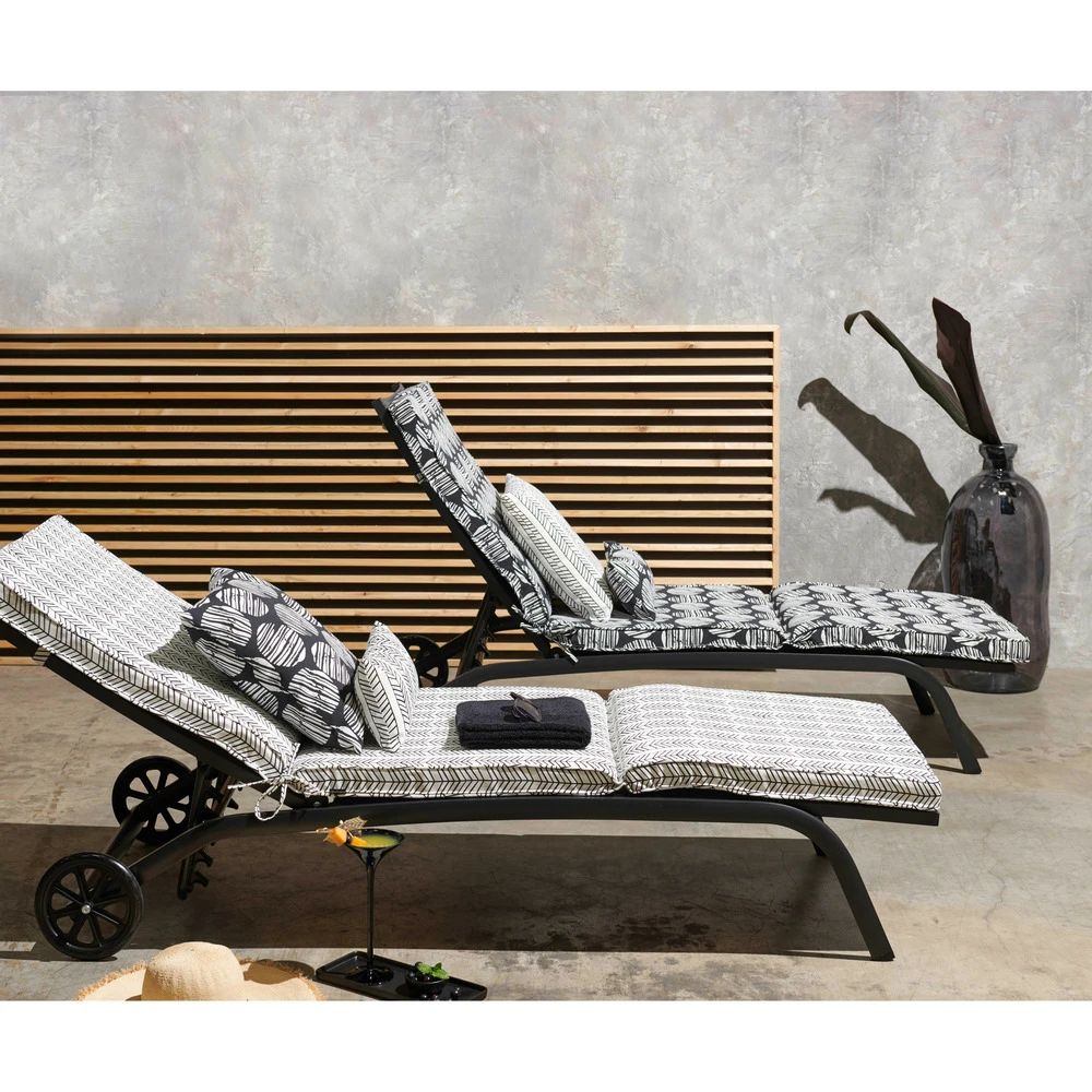 Lot De 2 Petits Coussins Polyester Blanc 40 X 20 X 8 Cm 6 Lot De 2 Petits Coussins Polyester Blanc 40 X 20 X 8 Cm – Image 4