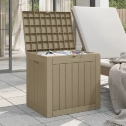 VIDAXL Boîte De Stockage De Jardin Marron Clair 55,5x43x53 Cm Pp 11 VIDAXL Boîte De Stockage De Jardin Marron Clair 55,5x43x53 Cm Pp -Promos Le Jardin Vivant Magasin 1f84b0b4785fbbe3