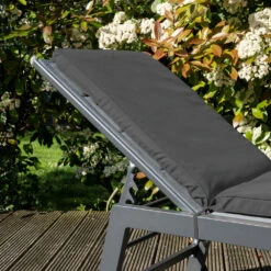 Coussin Bain De Soleil Polyester Gris 186x53x5 Cm -Promos Le Jardin Vivant Magasin 2c0bf988ff071455