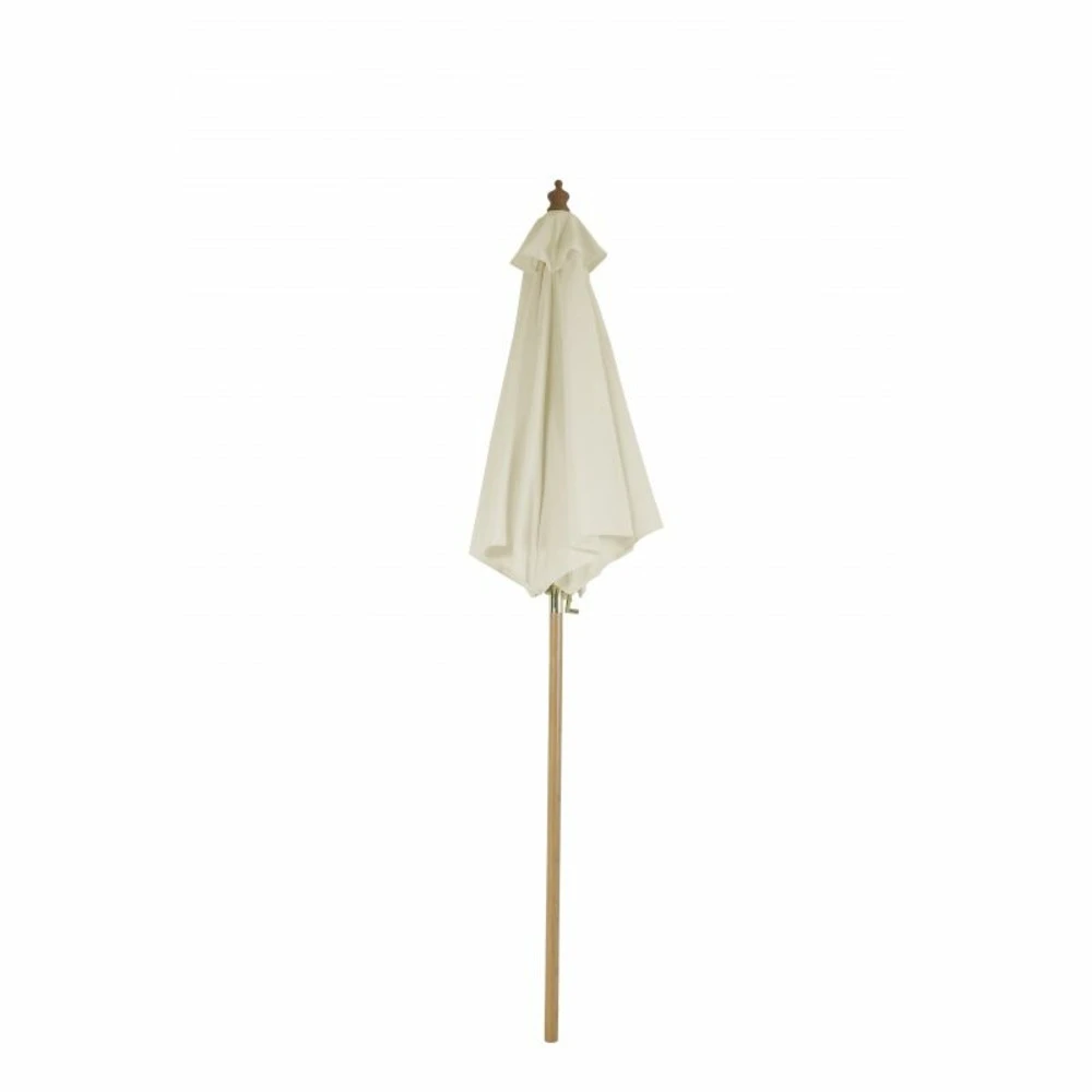 Parasol Droit Reva En Bambou Contreplaqué Et Tissu Beige Clair 7 Parasol Droit Reva En Bambou Contreplaqué Et Tissu Beige Clair – Image 5