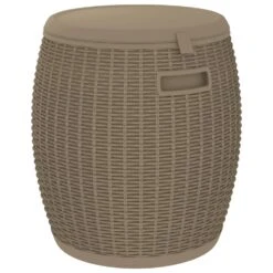 VIDAXL Boîte De Rangement De Jardin 4 En 1 Marron Clair Polypropylène -Promos Le Jardin Vivant Magasin 31fd6b705375ab95