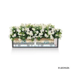LECHUZA Jardinière Balconera Cottage En Plastique Granit - 79x19x19 Cm -Promos Le Jardin Vivant Magasin 340843 008