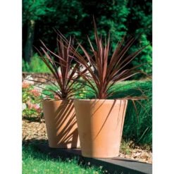 Cuvier Contemporain En Terre Cuite Ø 39 X H. 38cm -Promos Le Jardin Vivant Magasin 340891 012