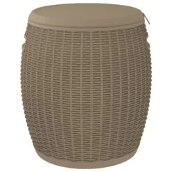 VIDAXL Boîte De Rangement De Jardin 4 En 1 Marron Clair Polypropylène -Promos Le Jardin Vivant Magasin 37af9362b683b3bb