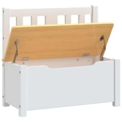 VIDAXL Banc De Rangement Pour Enfants Blanc Et Beige 60x30x55 Cm Mdf 14 VIDAXL Banc De Rangement Pour Enfants Blanc Et Beige 60x30x55 Cm Mdf -Promos Le Jardin Vivant Magasin 3a1612d1a34f6361