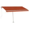 VIDAXL Auvent Automatique Sur Pied 400x300 Cm Orange/marron -Promos Le Jardin Vivant Magasin 3c69a3e0d523f593