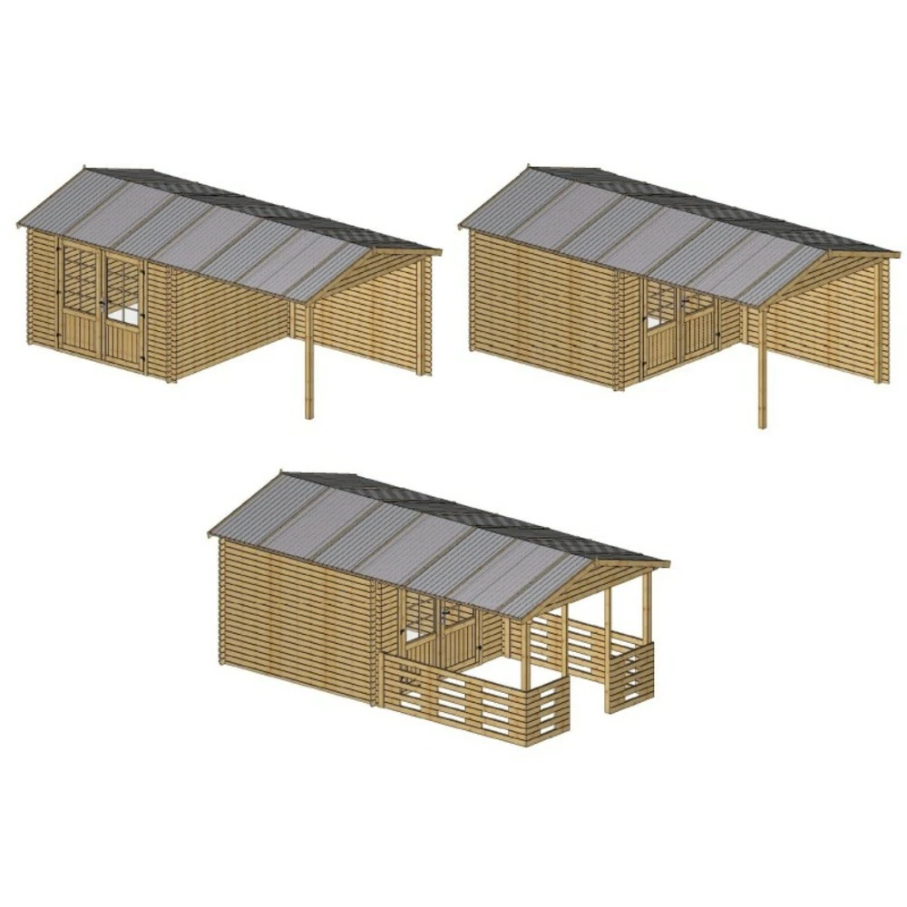 Abri De Jardin En Bois | 18,52m2 | Double With Windows Filled With Plexiglassx5,73m | Ep. 24 | Couleur Brown | Dom583 | Altanka 5 Abri De Jardin En Bois | 18,52m2 | Double With Windows Filled With Plexiglassx5,73m | Ep. 24 | Couleur Brown | Dom583 | Altanka – Image 3