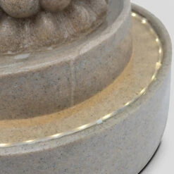 Fontaine Bouddha Assis En Pierre Reconstituée Avec Led -Promos Le Jardin Vivant Magasin 3fa104ce943b93d7