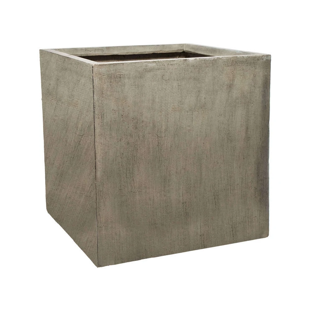 Cube Jin, Gris Ciment L. 50 X L. 50 X H. 50 Cm 3 Cube Jin, Gris Ciment L. 50 X L. 50 X H. 50 Cm