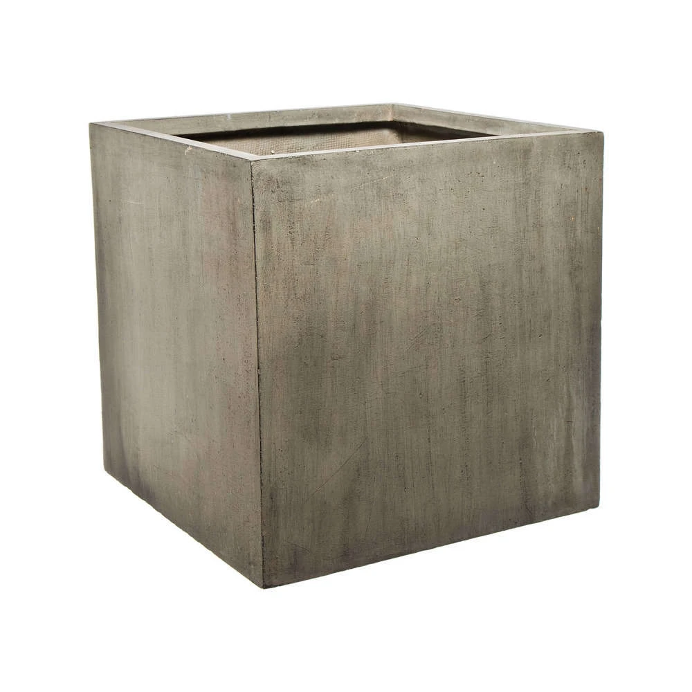 Cube Jin, Gris Ciment L. 60 X L. 60 X H. 60 Cm 4 Cube Jin, Gris Ciment L. 60 X L. 60 X H. 60 Cm – Image 2