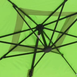 Parasol Déporté 3x3m Et 4 Dalles à Remplir Aluminium Vert -Promos Le Jardin Vivant Magasin 41999bc814721054