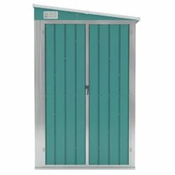VIDAXL Abri De Jardin Mural Vert 118x288x178 Cm Acier Galvanisé 11 VIDAXL Abri De Jardin Mural Vert 118x288x178 Cm Acier Galvanisé -Promos Le Jardin Vivant Magasin 496daa94116862e0