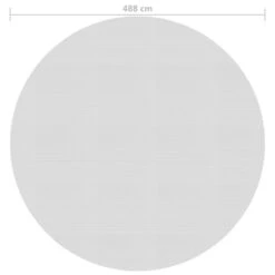 VIDAXL Film Solaire De Piscine Flottant Pe 488 Cm Gris -Promos Le Jardin Vivant Magasin 4e3fb88416f1cc43