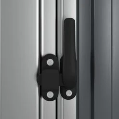 VIDAXL Abri De Jardin Gris 180,5x97x209,5 Cm Acier Galvanisé -Promos Le Jardin Vivant Magasin 4e5b9cb95434aab4