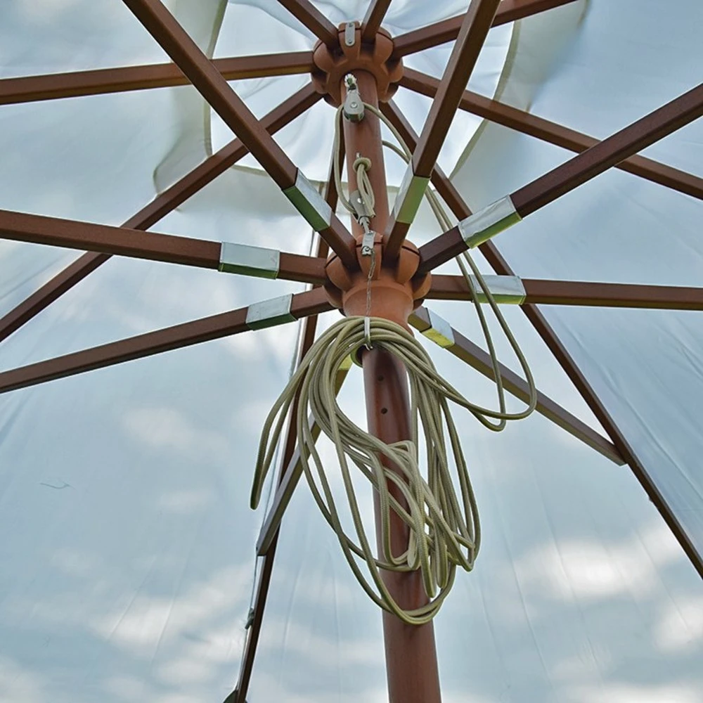 Parasol Droit 3x3 M écru Pegasia 6 Parasol Droit 3x3 M écru Pegasia – Image 4