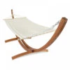 Hamac Sur Pied En Bois Blanc -Promos Le Jardin Vivant Magasin 5b26e9942c549810