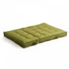 Coussin De Sol Ou D'assise Matelassé Polyester Vert 120 X 80 X 12cm -Promos Le Jardin Vivant Magasin 622600a4dea0204a