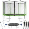 Trampoline "yoopi" 2 - ø 4.25 M - Avec Filet + Echelle + Couverture + Kit D'ancrage 2 Trampoline "yoopi" 2 - ø 4.25 M - Avec Filet + Echelle + Couverture + Kit D'ancrage -Promos Le Jardin Vivant Magasin 62384500ddc7d2.97606450