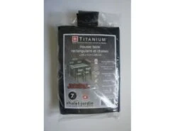 Housse De Protection Pour Table Rectangulaire + Chaises 240 X 170 X 85 Cm - Noir 8 Housse De Protection Pour Table Rectangulaire + Chaises 240 X 170 X 85 Cm - Noir -Promos Le Jardin Vivant Magasin 62703794c80fe3.87237424