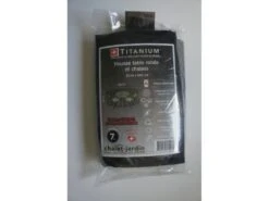 Housse De Protection Pour Table Ronde + Chaises 250 X 250 X 85 Cm - Noir -Promos Le Jardin Vivant Magasin 62703796b95c16.57316905