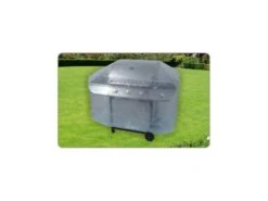 Housse De Protection Pour Barbecue Rectangulaire - Argent - 125x70x70 Cm -Promos Le Jardin Vivant Magasin 62703797dc0b47.01341200