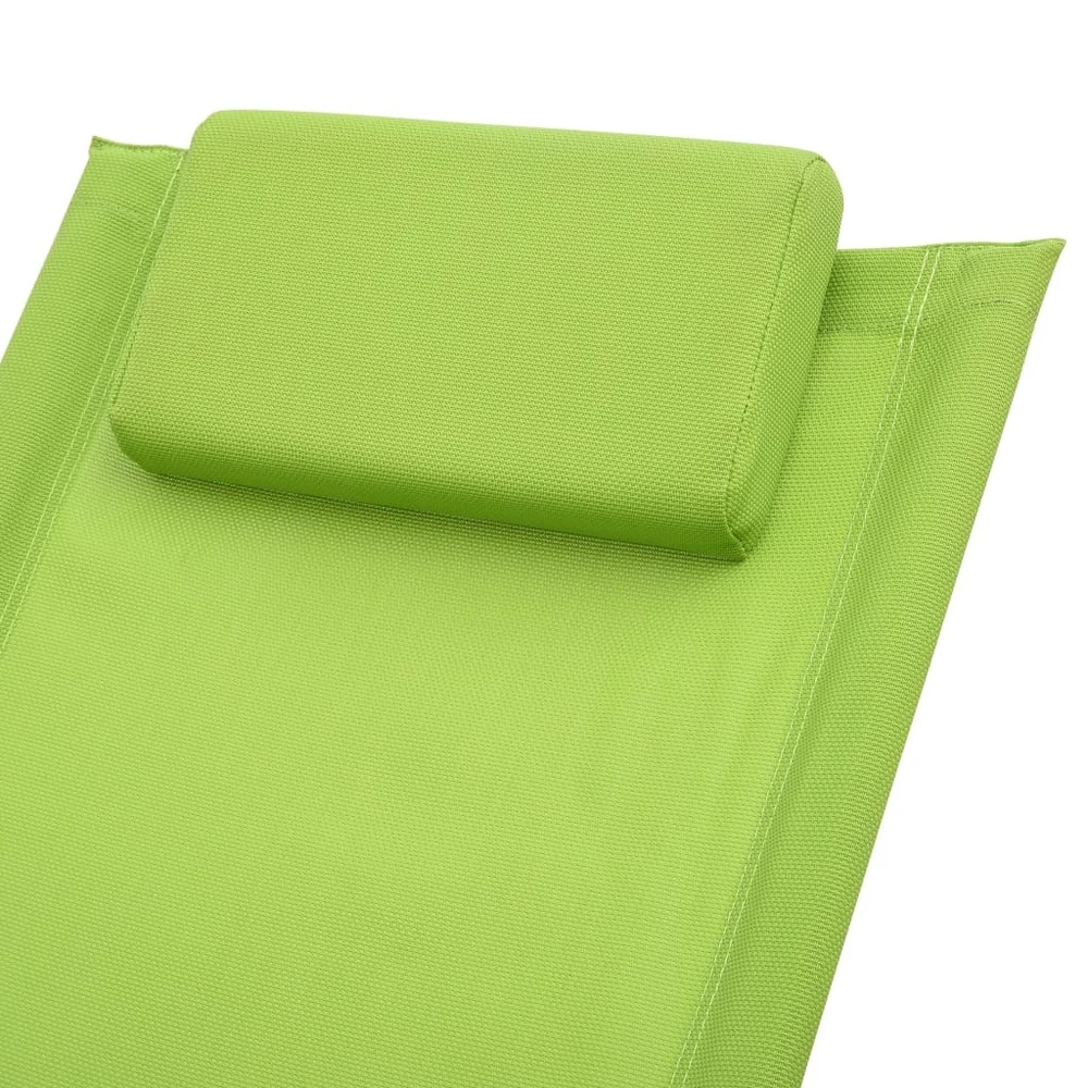 VIDAXL Chaise Longue Pour Enfants Acier Vert 7 VIDAXL Chaise Longue Pour Enfants Acier Vert – Image 5