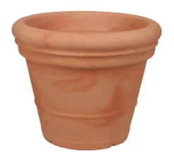 Pot Plastique, Parfaite Imitation Poterie En Terre Cuite ø50 H42 (50 Litres)