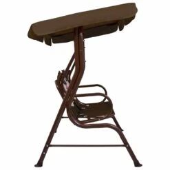 VIDAXL Balancelle Pour Enfants Marron 115x75x110 Cm Tissu -Promos Le Jardin Vivant Magasin 6310a24c239d19.77515672