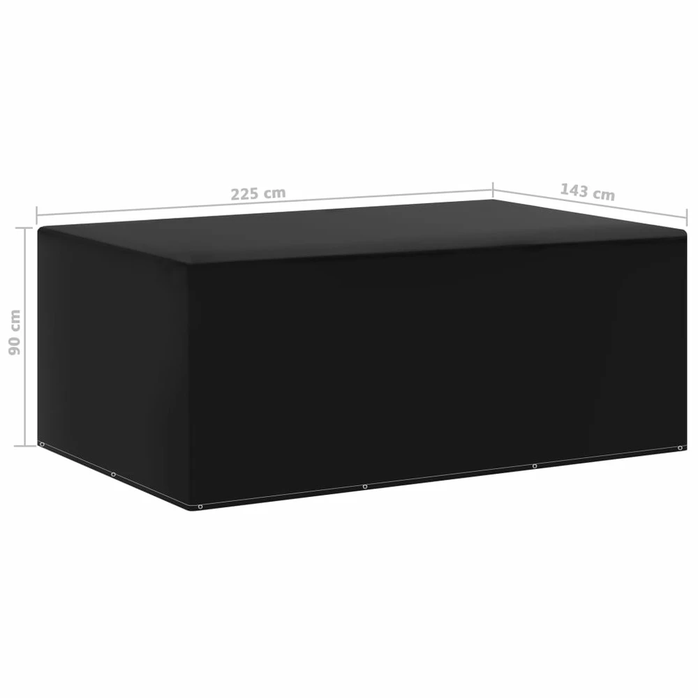 VIDAXL Housse De Salon De Jardin 7 œillets 143x225x90 Cm 7 VIDAXL Housse De Salon De Jardin 7 œillets 143x225x90 Cm – Image 5