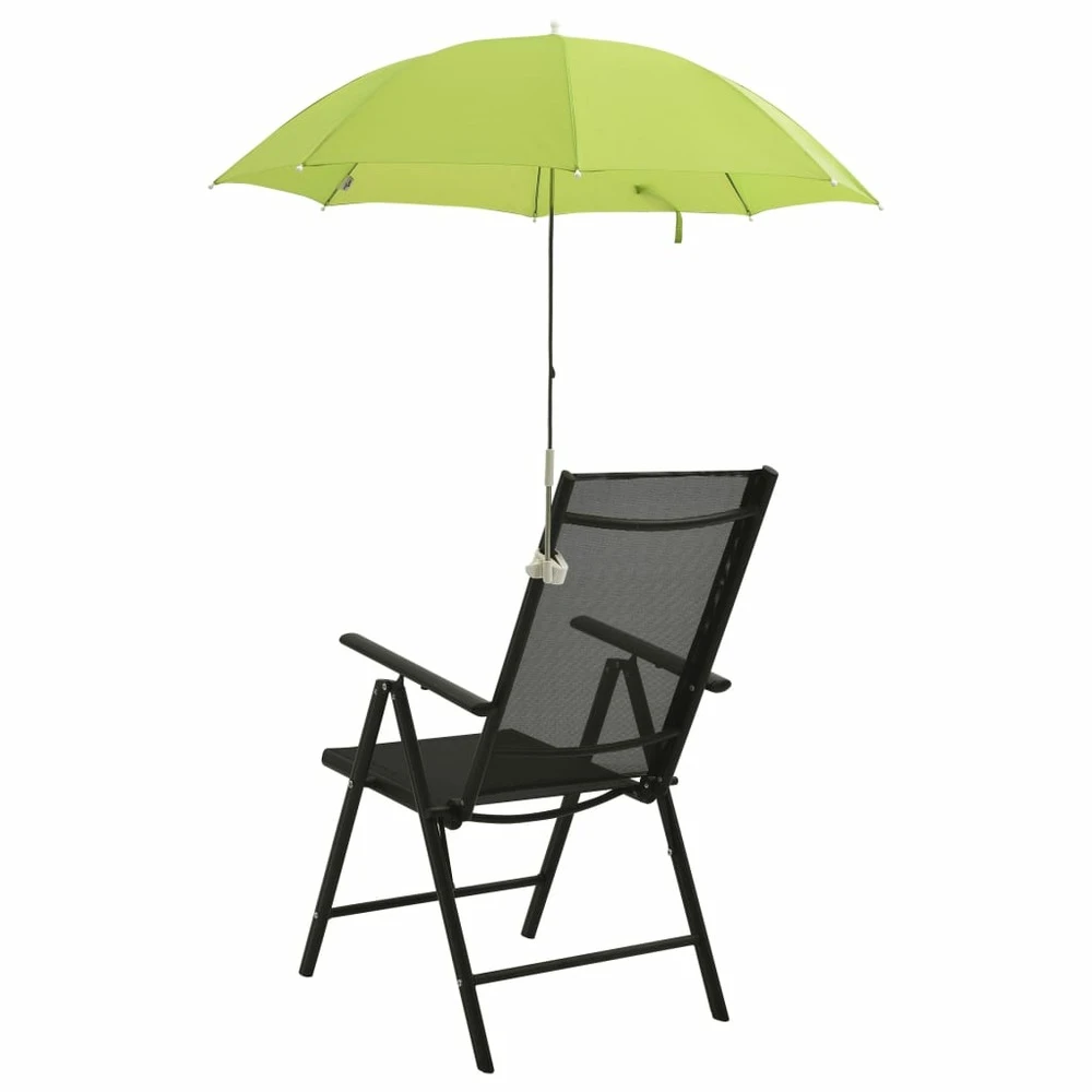 VIDAXL Parasols De Chaise De Camping 2 Pcs Vert 105 Cm 5 VIDAXL Parasols De Chaise De Camping 2 Pcs Vert 105 Cm – Image 3